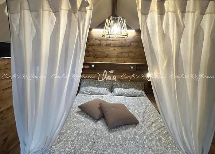 Роскошный шатер Glamping Uma Casanatura *